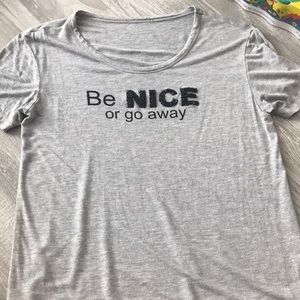 Zara Tops - Soft grey TShirt Zara Zara Tops - Soft grey TShirt Zara